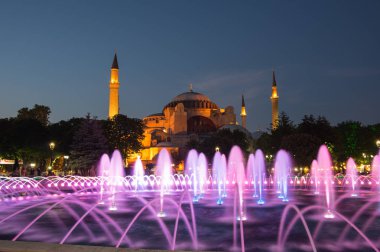 Ayasofya'nın Sunset'teki, Istanbul