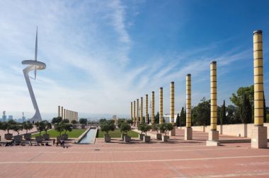 Barselona 'daki Montjuic iletişim kulesi