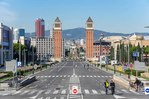 Las torres venecianas de Barcelona — Foto de Stock