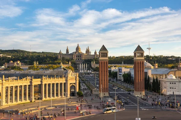 Placa d 'Espanya en Barcelona — Foto de Stock