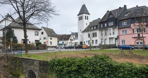 Oude huizen in Mayen — Stockfoto