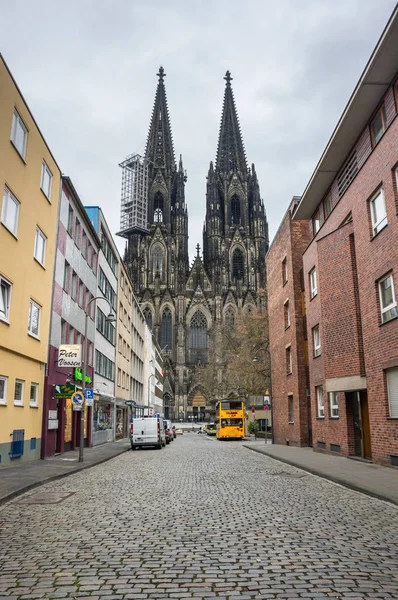 Weergave van de Dom van Keulen — Stockfoto