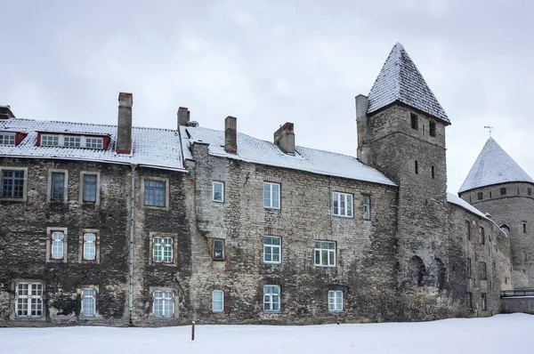 Muralla de la fortaleza de Tallin — Foto de Stock