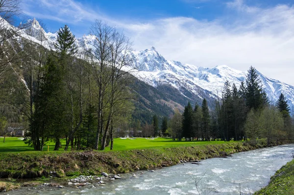 Panoramik Fransız alps — Stok fotoğraf