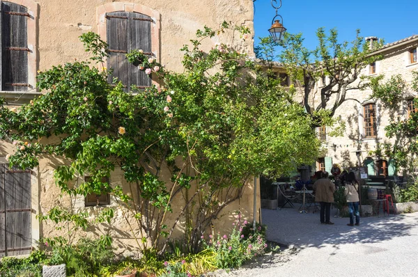 Oppede-le-Vieux Caddesi — Stok fotoğraf