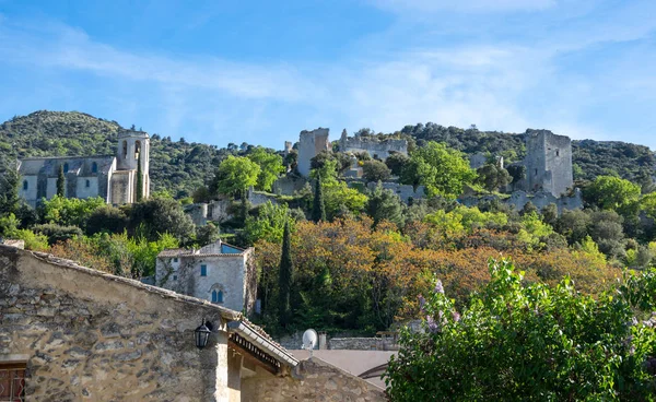 Vista panorâmica de Oppede-le-Vieux — Fotografia de Stock