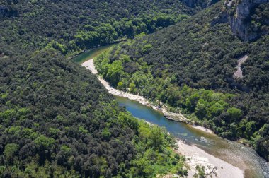 Ardèche Gorges görünümünü