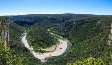 Ardèche Gorges görünümünü