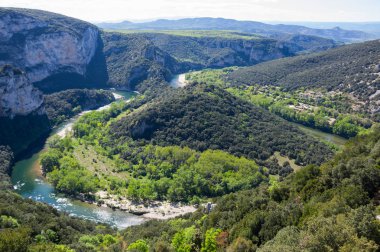 Ardèche Gorges görünümünü