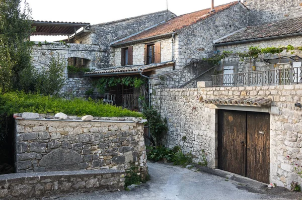 The street of Balazuc — Stock Photo, Image