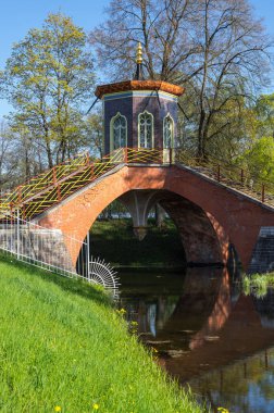 Alexander'ın park kanalda köprüden