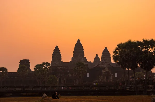 Temple angkor wat en cambodia — Photo