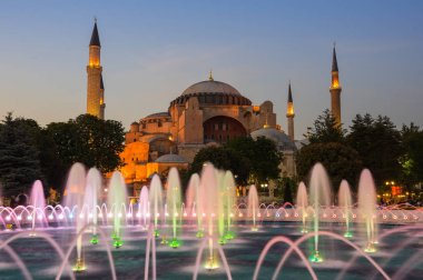 Ayasofya'nın Sunset'teki, Istanbul