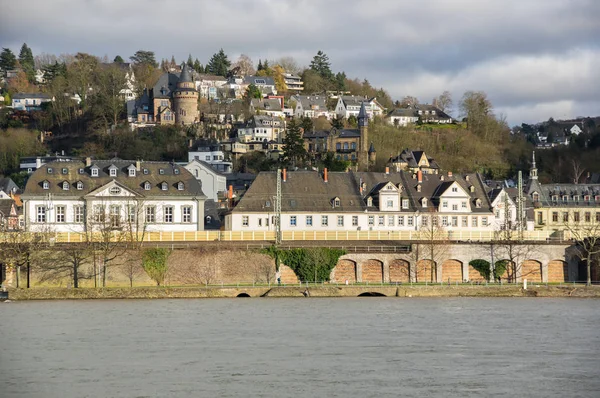 Nábřeží v Koblenz — Stock fotografie
