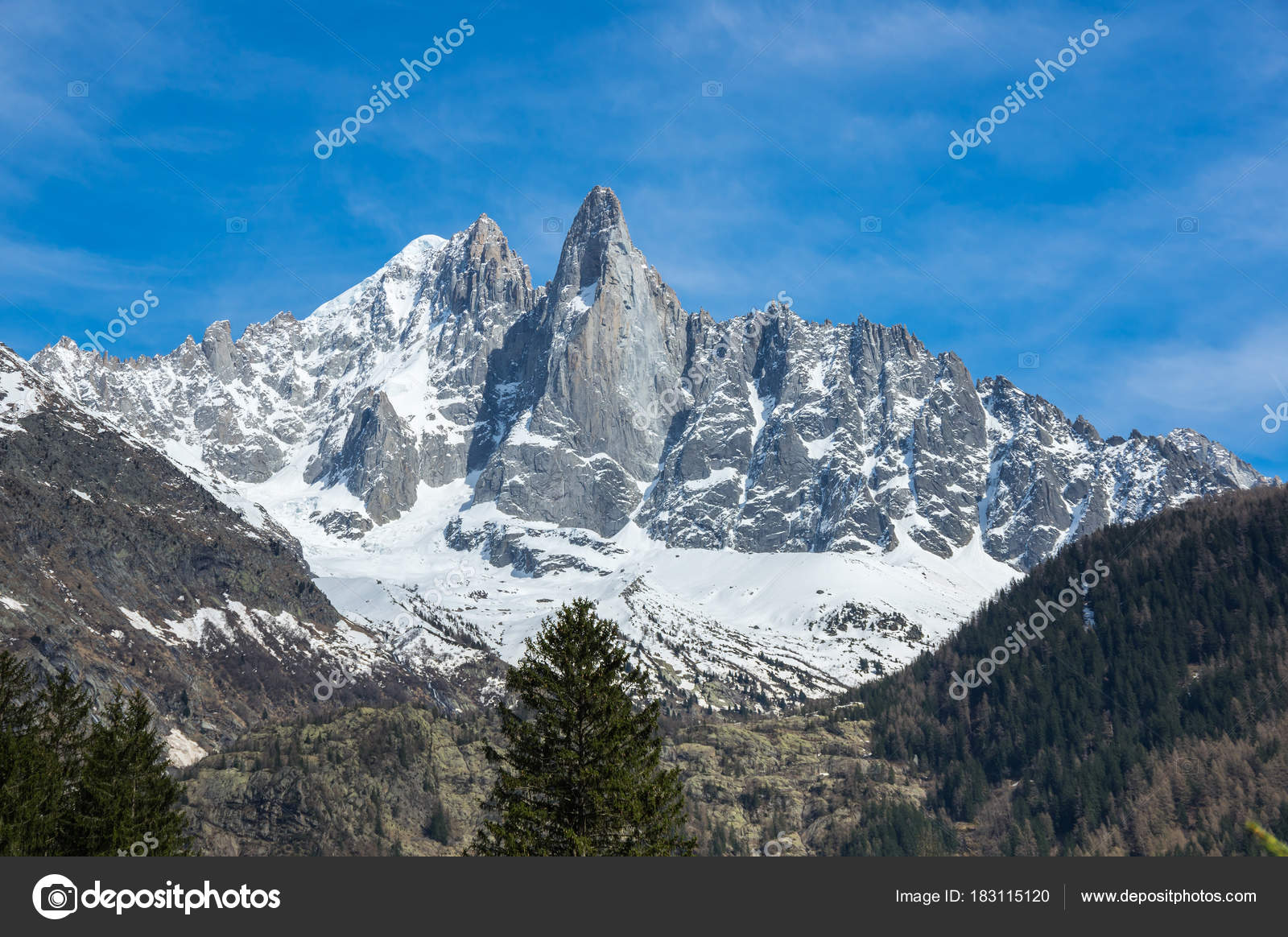 Vue Panoramique Des Alpes Français Photographie Gumbao