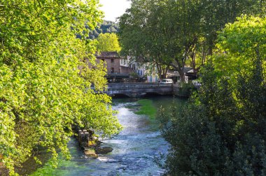 Fontaine-de-Vaucluse in Provence, France