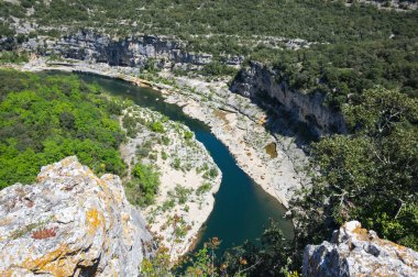 Ardèche Gorges görünümünü