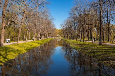 Pushkin Alexander parkta görünümünü
