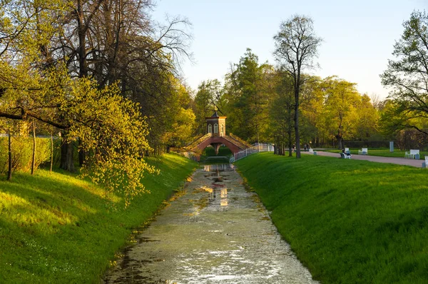 Utsikt över stadsparken — Stockfoto