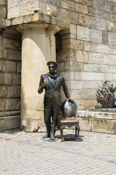 Escultura de Ostap Bender en la entrada de Proval en Pyatigors —  Fotos de Stock