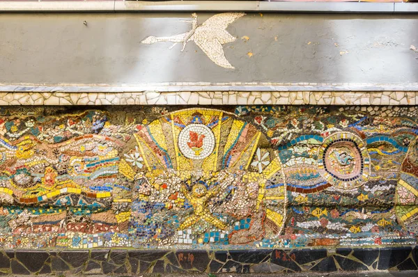 Mosaic panel i Sankt Petersburg — Stockfoto