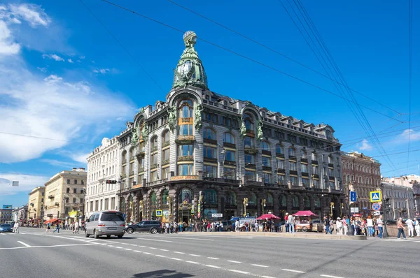 Pohled na Saint-Petersburg, Rusko — Stock fotografie