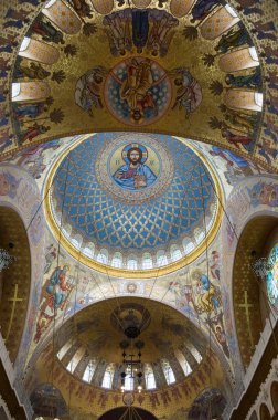 Deniz cathedral civarındaki Kronshtadt, Saint-Petersburg, Rusya Federasyonu