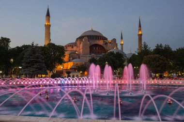 Ayasofya'nın Sunset'teki, Istanbul
