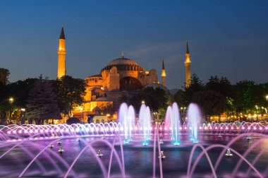 Ayasofya'nın Sunset'teki, Istanbul