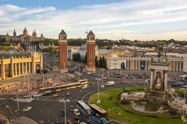 Placa d 'Espanya en Barcelona —  Fotos de Stock