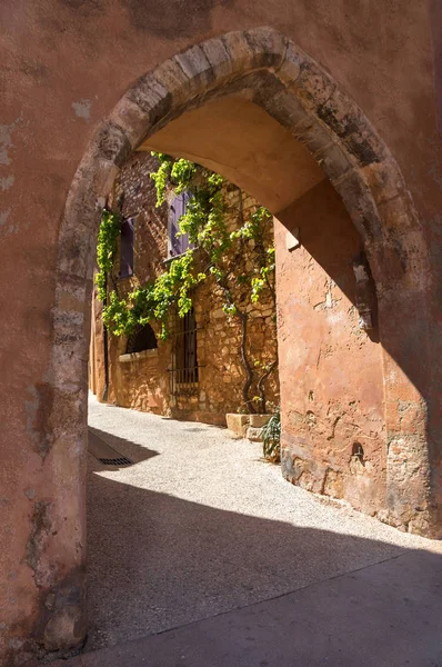 Χωριό της Roussillon στην Προβηγκία το — Φωτογραφία Αρχείου
