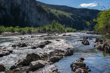 Ardèche Gorges görünümünü