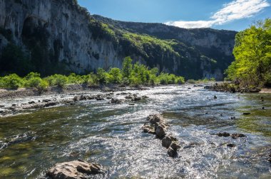 Ardèche Gorges görünümünü