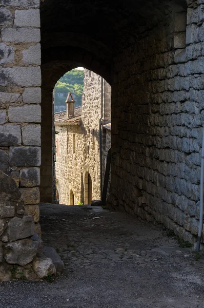 La strada di Balazuc — Foto Stock