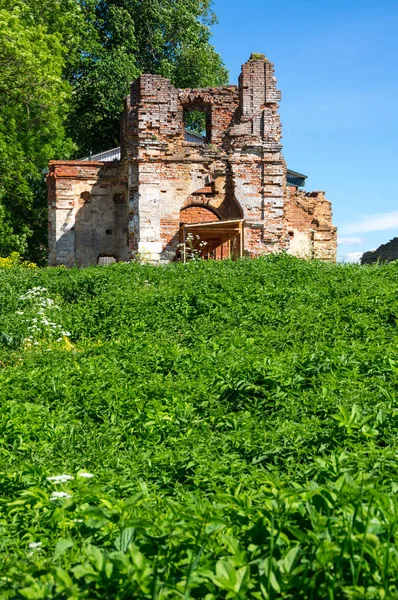 Kilisede Koporye kalesi kalıntıları — Stok fotoğraf
