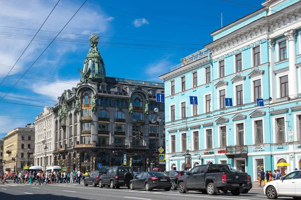 Pohled na Saint-Petersburg, Rusko — Stock fotografie