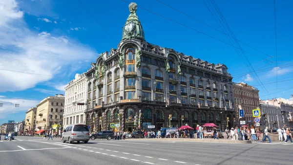 Pohled na Saint-Petersburg, Rusko — Stock fotografie