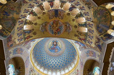 Deniz cathedral civarındaki Kronshtadt, Saint-Petersburg, Rusya Federasyonu