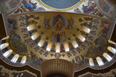 Deniz cathedral civarındaki Kronshtadt, Saint-Petersburg, Rusya Federasyonu