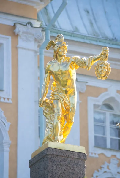 Grand Cascade, Saint-Petersburg çeşmeler — Stok fotoğraf