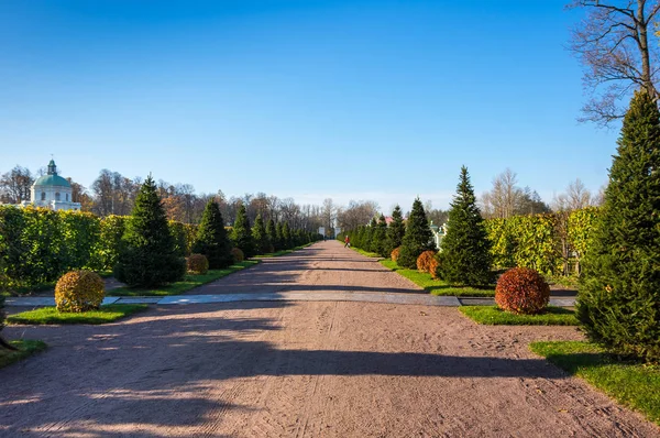 Oranienbaum Jest Rosyjski Rezydencja Królewska Położony Zatoce Fińskiej Zachód Sankt — Zdjęcie stockowe