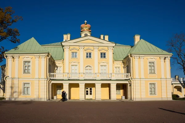 Palácio Grande Menshikov Oranienbaum São Petersburgo Rússia — Fotografia de Stock