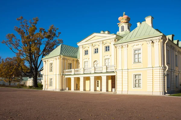 Palácio Grande Menshikov Oranienbaum São Petersburgo Rússia — Fotografia de Stock