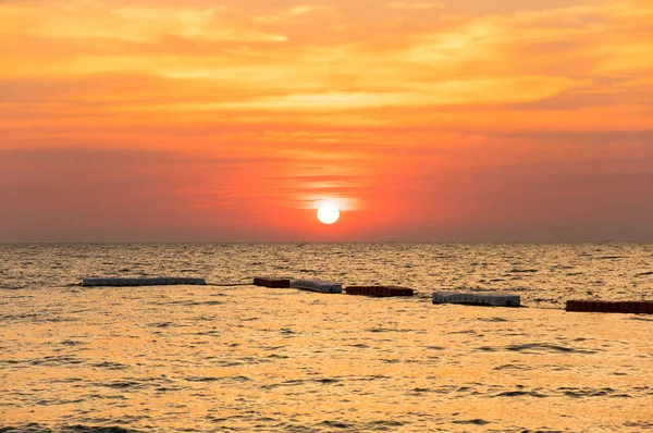タイ湾の夕日 — ストック写真