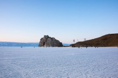 Baykal Gölü'ndeki Olhun Adası'ndaki Burkhan Burnu