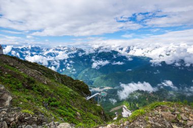 Kafkas Dağları'nın görünümü