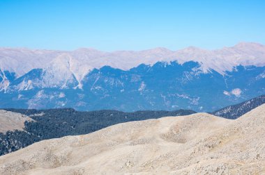 Tahtali zirvesinde panoramik görünüm