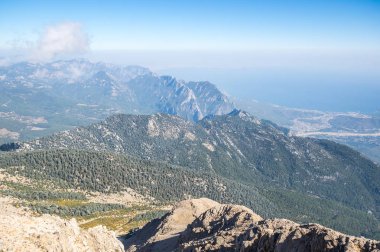 Tahtali zirvesinde panoramik görünüm