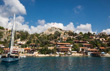 Simena köyü manzarası, Türkiye