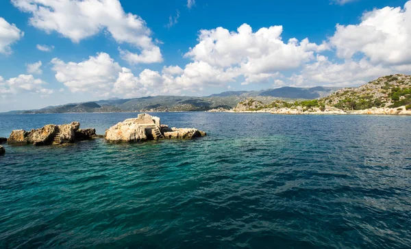 The coast of Mediterranean sea — Stock Photo, Image
